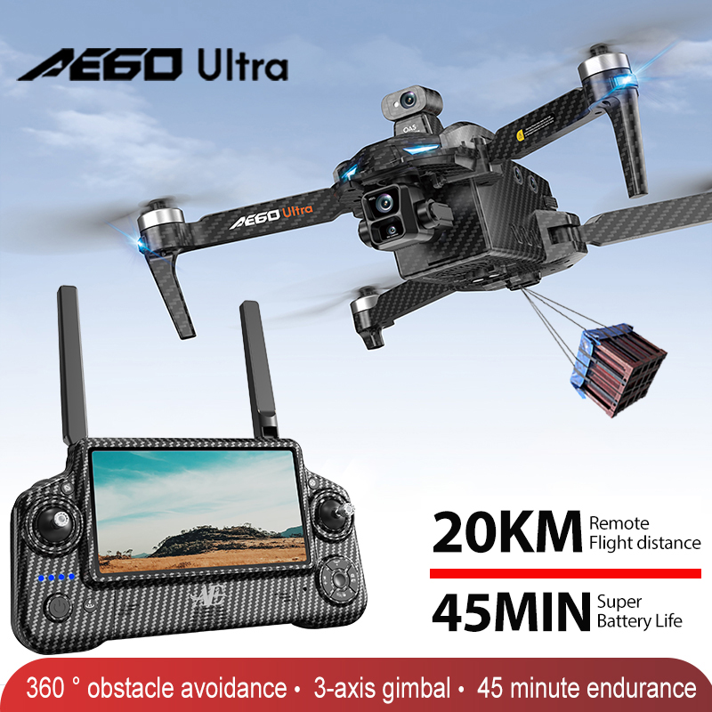 Drone Controller Screen - Profesjonalny dron AE60 GPS z kamerą