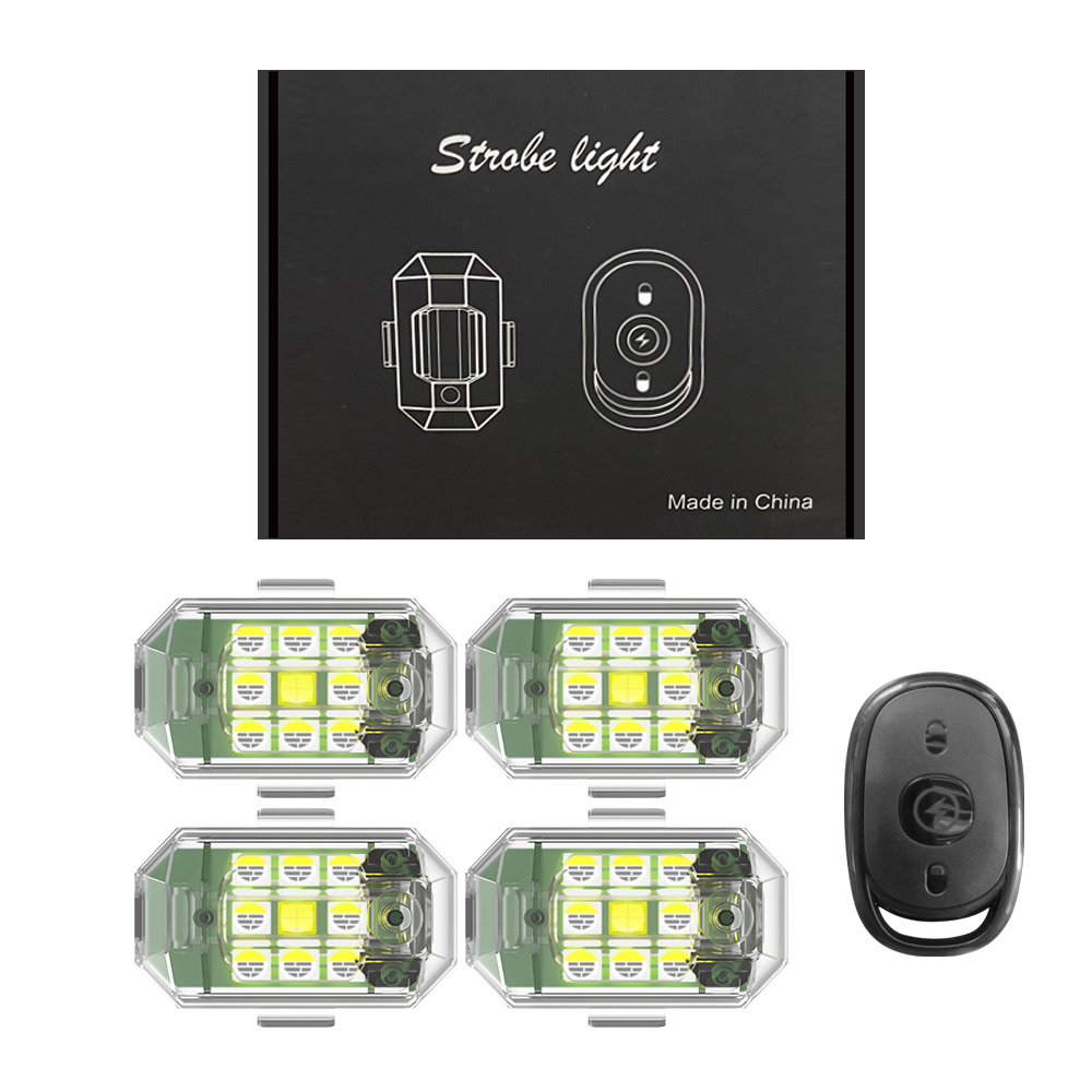 Drone Strobe Light - 1/2/4 szt. Bezprzewodowe światło stroboskopowe LED