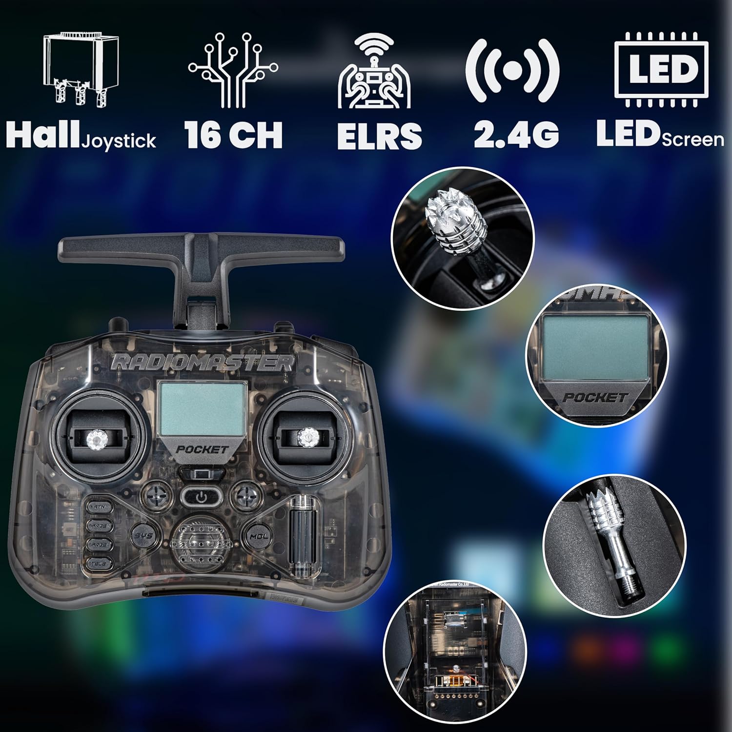 RadioMaster POCKET P16 2.4G Ra – Drone Control Stick recenzja i cena