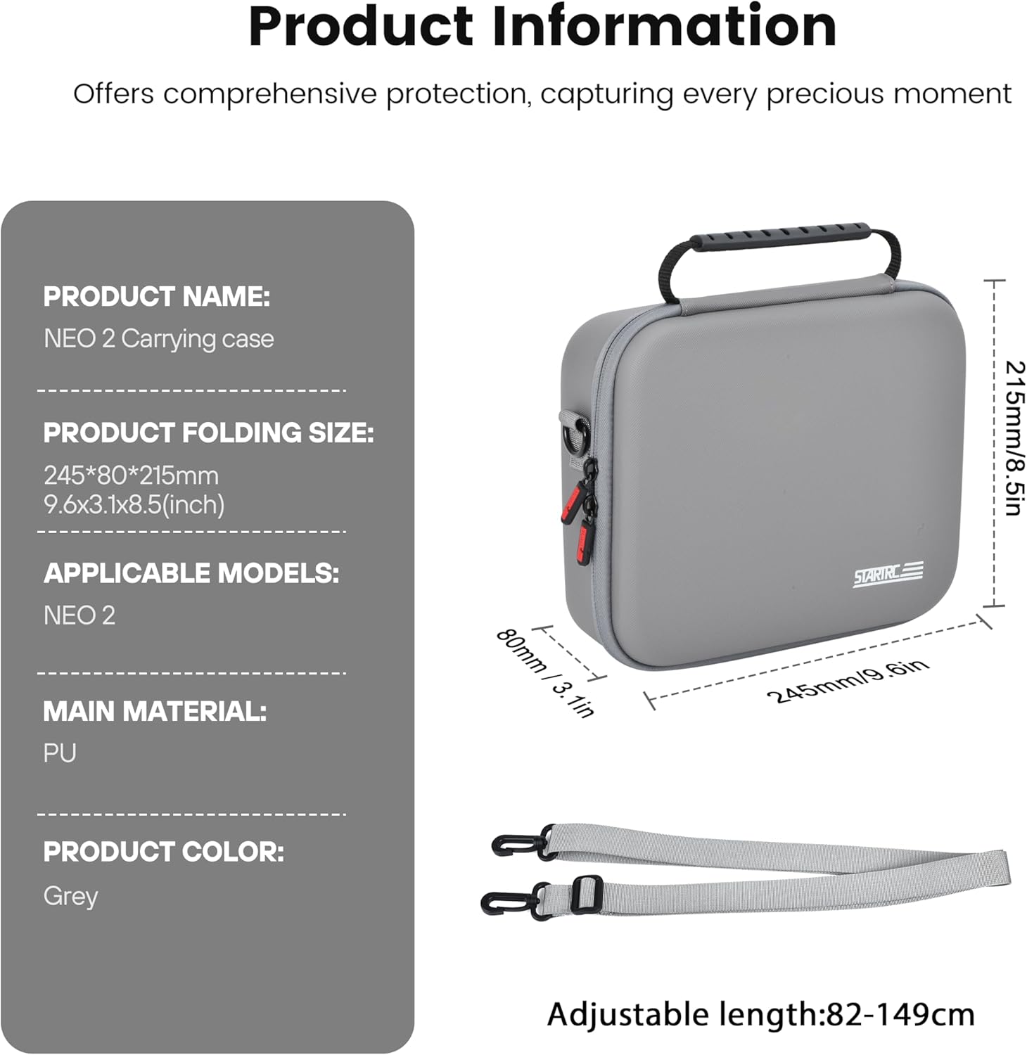 STARTRC Neo 2 Przenośna Torba  – Drone Carrying Case recenzja i cena