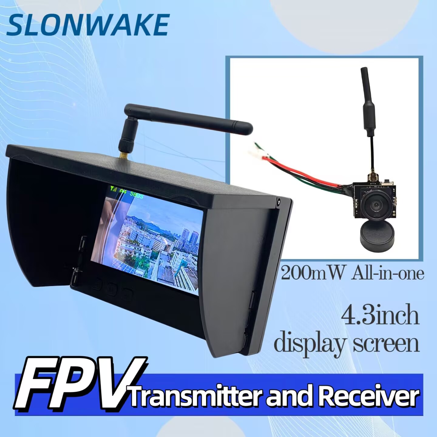 Kamera do analogowej transmisj – Drone Controller Screen recenzja i cena