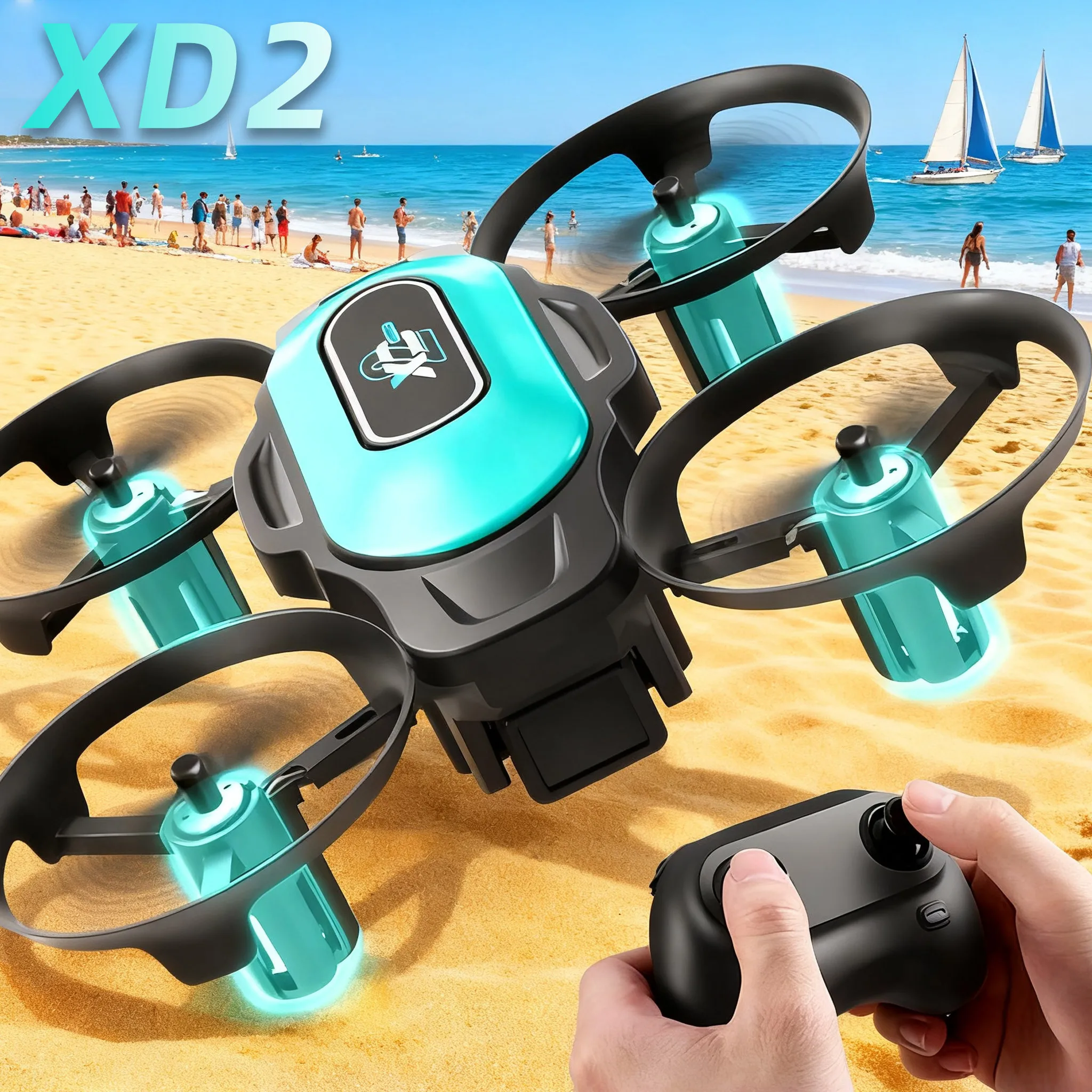 Mini dron XD2, 360 °   Akrobac – Drone Controller Screen recenzja i cena