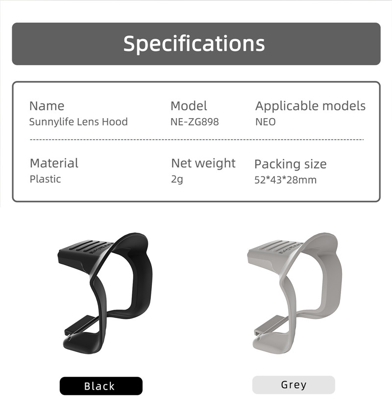 Osłona obiektywu do DJI NEO Dr – Drone Sun Shade recenzja i cena