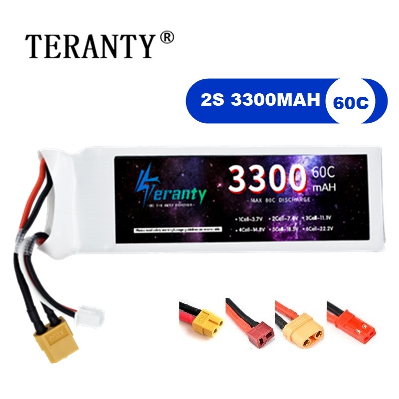 Akumulator LiPo 2S 7.4V 3300mA – Drone Battery Adapter recenzja i cena