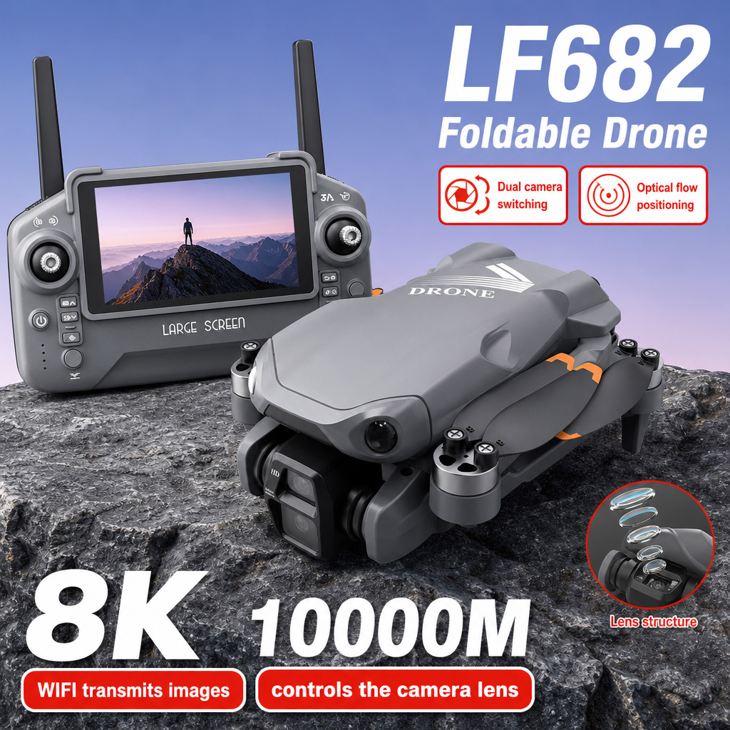 Zdjęcia lotnicze z drona LF682 – Drone Battery Charger recenzja i cena