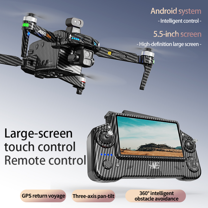 Profesjonalny dron AE60 GPS z  – Drone Controller Screen recenzja i cena