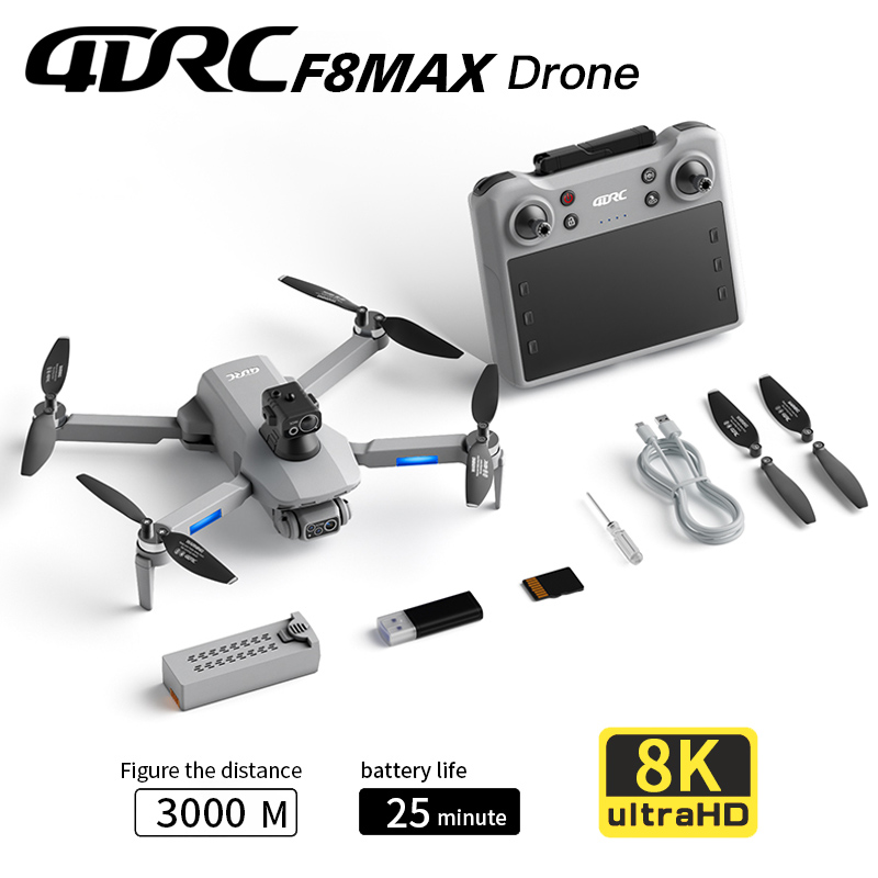 Dron F8 MAX GPS Profesjonalny  – Drone Controller Screen recenzja i cena