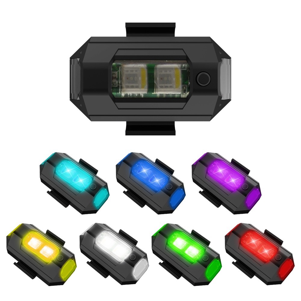 1PC 7 kolorów Mini USB ładowan – Drone Strobe Light recenzja i cena