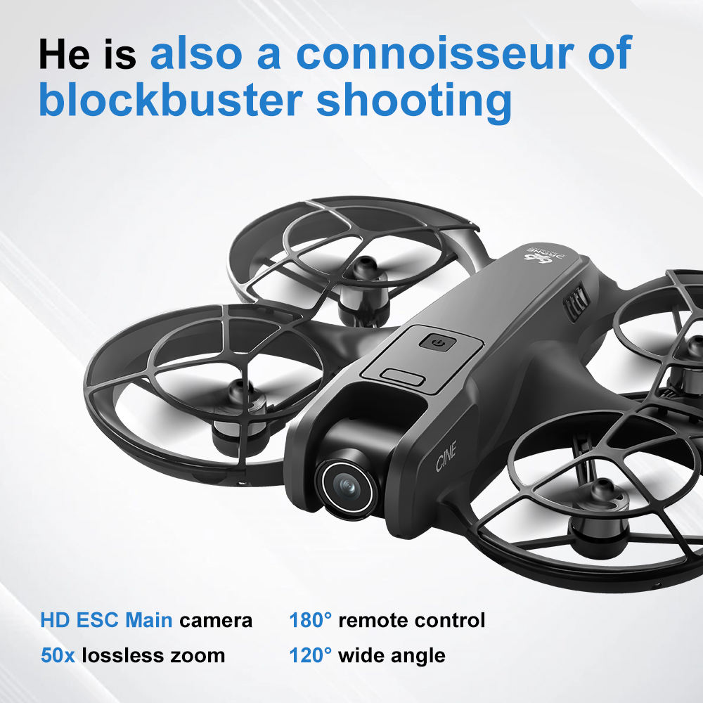 V666 Składany Mini Dron 4K Pod – Drone Power Bank recenzja i cena