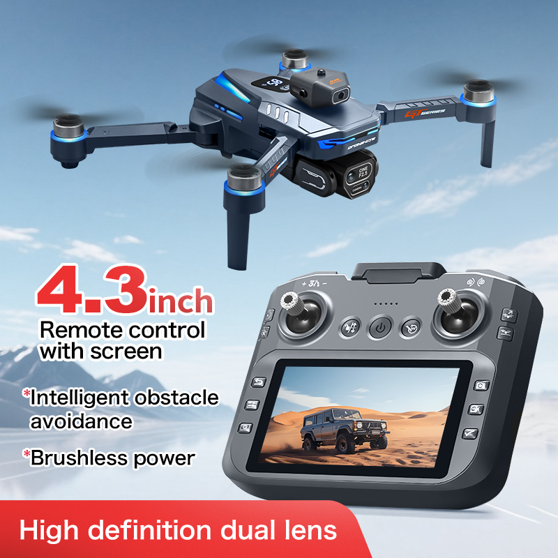Dron GT8 z funkcją unikania pr – Drone Controller Screen recenzja i cena