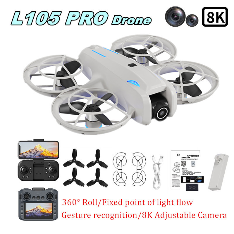 Dron L105 PRO Duel z obiektywe – Drone Controller Screen recenzja i cena