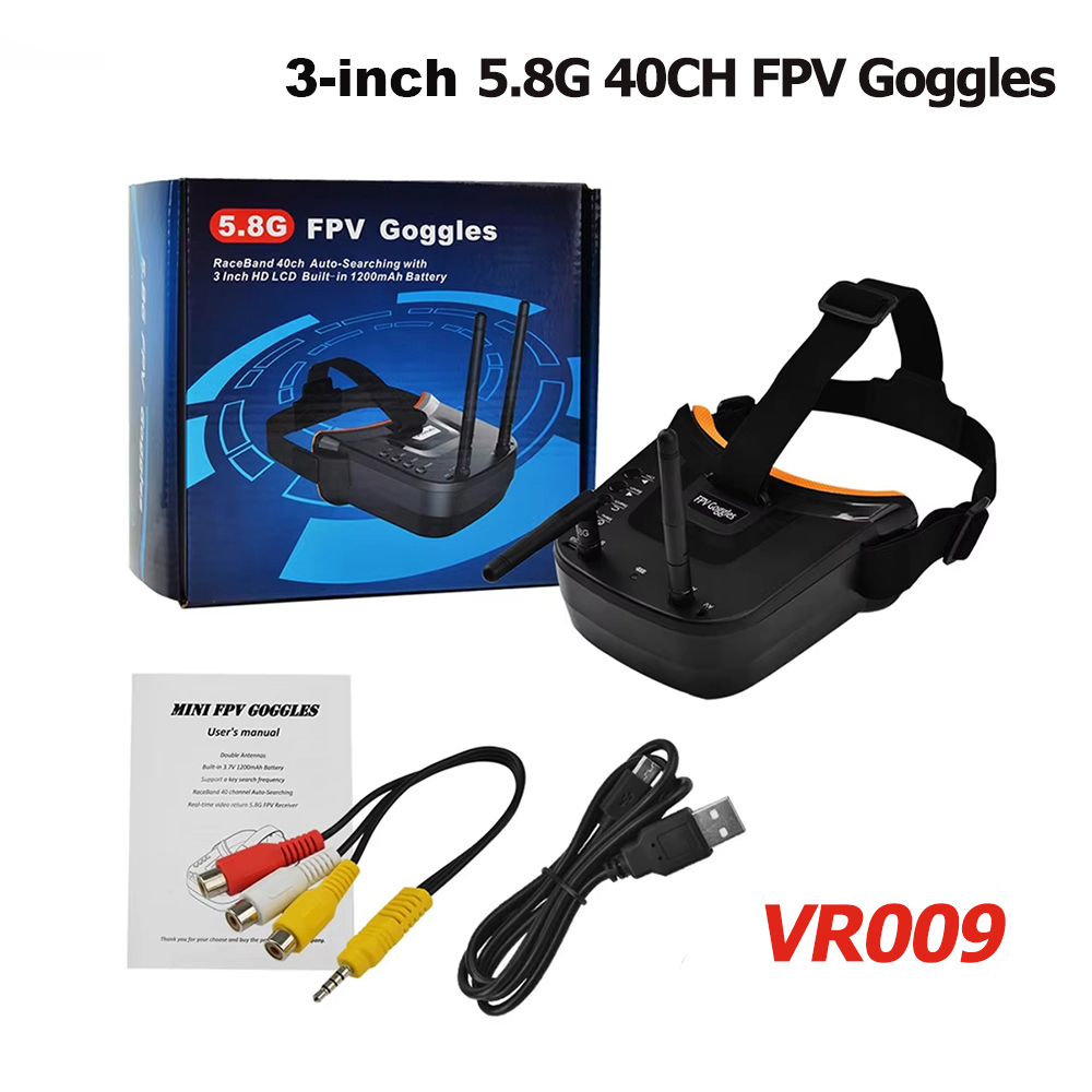 Okulary wideo VR009 FPV z 3-ca – Drone Controller Screen recenzja i cena