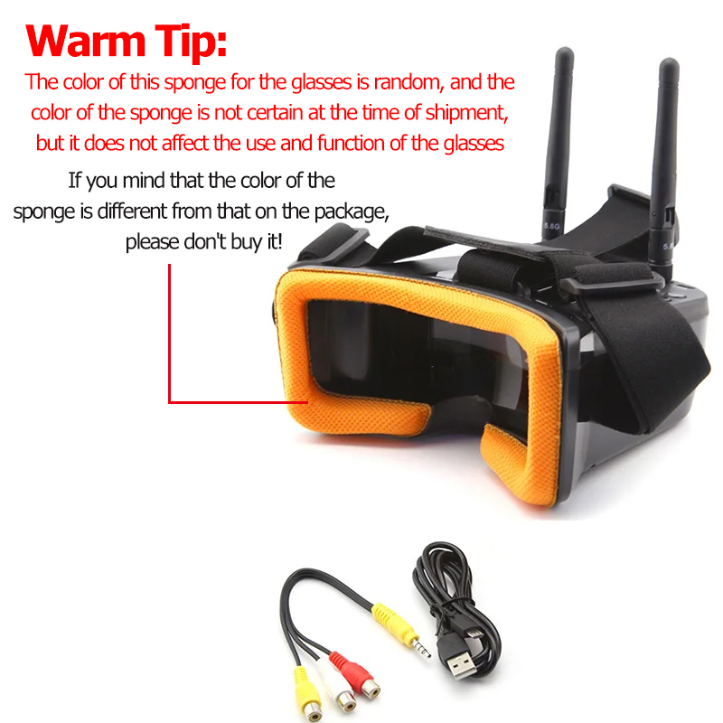 Okulary wideo VR009 FPV z 3-ca – Drone Controller Screen recenzja i cena